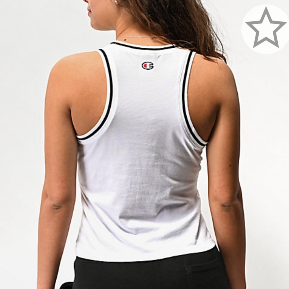 Champion white tank